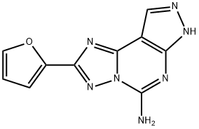 2-Furan-2-yl-7H-pyrazolo[4,3-e][1,2,4]triazolo[1,5-c]pyriMidin-5-ylaMine Structure
