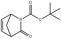 2-Azabicyclo[2.2.1]hept-5-ene-2-carboxylic acid, 3-oxo-, 1,1-diMethylethyl ester Struktur