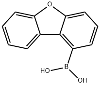 二苯并呋喃-1-硼酸 结构式