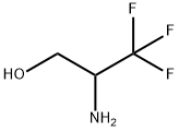 2-アミノ-3,3,3-トリフルオロ-1-プロパノール 化学構造式