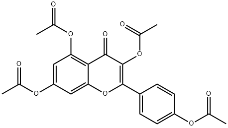 KAEMPFEROLTETRAACETATE Structure