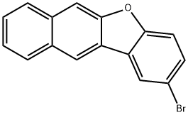 2-ブロモベンゾ[b]ナフト[2,3-d]フラン 化学構造式