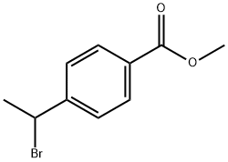 4-(1-溴乙基)苯甲酸甲酯, 16281-97-3, 结构式