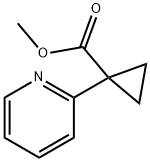 Methyl 1-(pyridin-2-yl)cyclopropanecarboxylate Structure