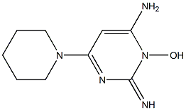 6-氨基-2-亚氨基-4-(哌啶-1-基)嘧啶-1(2H)-醇 结构式