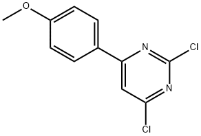 2,4-二氯-6-(4-甲氧基苯基)嘧啶,163263-91-0,结构式