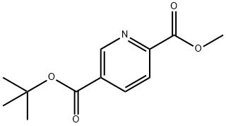 2-甲基吡啶-2,5-二羧酸5-叔丁酯, 163587-55-1, 结构式