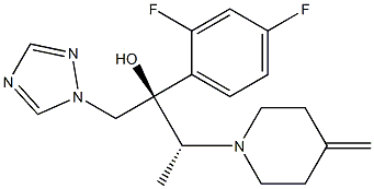 エフィナコナゾール 化学構造式