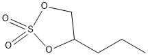4-丙基硫酸乙烯酯 结构式
