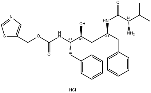 盐酸利托那韦杂质B, 165315-97-9, 结构式