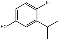 4 - 溴 - 5 - 异丙基苯酚,16606-29-4,结构式