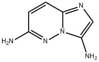 咪唑并[1,2-B]哒嗪-3,6-二胺, 166176-50-7, 结构式
