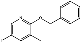 2-Benzyloxy-5-iodo-3-Methylpyridine Structure