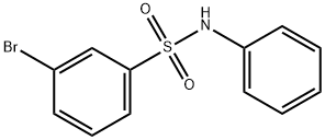 3-ブロモ-N-フェニルベンゼンスルホンアミド 化学構造式