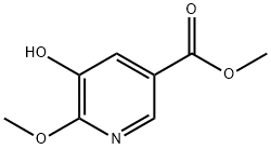 Methyl 5-hydroxy-6-Methoxynicotinate Struktur