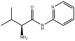 (2S)-2-氨基-3-甲基-N-2-吡啶基丁酰胺 结构式