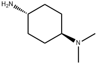 反式-N,N-二甲基环己烷-1,4-二胺 结构式