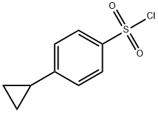 4-シクロプロピルベンゼン-1-スルホニルクロリド 化学構造式
