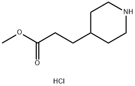 Methyl 3-piperidin-4-ylpropanoate hydrochloride Struktur
