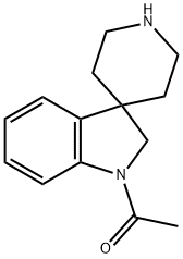 1-(螺[吲哚啉-3,4'-哌啶]-1-基)乙酮盐酸盐,167484-19-7,结构式