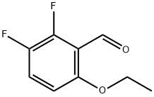 6-エトキシ-2,3-ジフルオロベンズアルデヒド 化学構造式