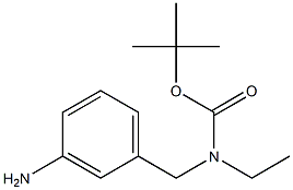 tert-Butyl N-(3-aMinobenzyl)-N-(ethyl)carbaMate Struktur
