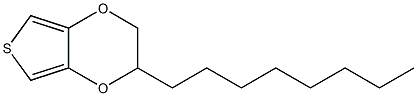 2-辛基-2,3-二氢噻吩并[3,4-B][1,4]二恶英 结构式