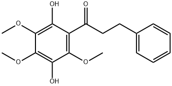 2',5'-二羟基-3',4',6'-三甲氧基二氢查尔酮 结构式