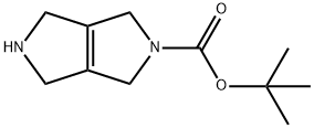 2-METHYL-2-PROPANYL 3,4,5,6-TETRAHYDROPYRROLO[3,4-C]PYRROLE-2(1H)-CARBOXYLATE Struktur