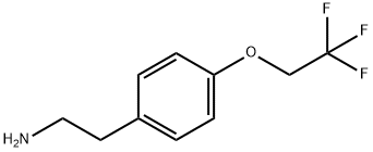 2-[4-(2,2,2-トリフルオロエトキシ)フェニル]エチルアミン 化学構造式