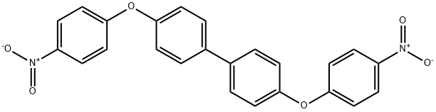 4,4‘-双-4-(硝基苯氧基)联苯, 17095-00-0, 结构式