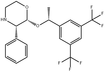 (2R,3S)-2-[(1R)-1-[3,5-双(三氟甲基)苯基]乙氧基]-3-(苯基)吗啉,171338-33-3,结构式