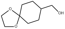 1,4-ジオキサスピロ[4.5]デカン-8-イルメタノール 化学構造式