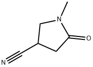 1-甲基-5-氧代吡咯烷-3-甲腈,172261-37-9,结构式