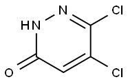 5,6-二氯哒嗪-3(2H)-酮, 17285-36-8, 结构式
