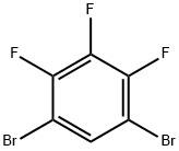 1,5-ジブロモ-2,3,4-トリフルオロベンゼン 化学構造式