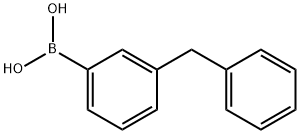 (3-Benzylphenyl)boronic acid, 173394-24-6, 结构式