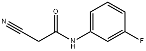 2-cyano-N-(3-fluorophenyl)acetamide Structure