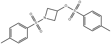 1-[(4-Methylphenyl)sulfonyl]azetidin-3-yl 4-Methylbenzenesulfonate 化学構造式
