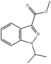 Methyl 1-isopropyl-1H-indazole-3-carboxylate Struktur
