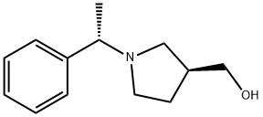(1S,3S)-phenylethylpyrrolidinylMethanol Struktur