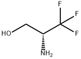 (R)-2-アミノ-3,3,3-トリフルオロ-1-プロパノール 化学構造式