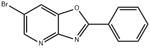 6-溴-2-苯基恶唑并[4,5-B]吡啶, 174469-41-1, 结构式