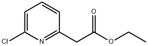 Ethyl 2-(6-chloropyridin-2-yl)acetate Structure