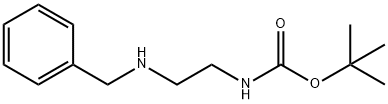 N-[2-(ベンジルアミノ)エチル]カルバミド酸tert-ブチル 化学構造式