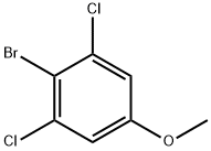 2-BroMo-1,3-dichloro-5-Methoxybenzene Struktur