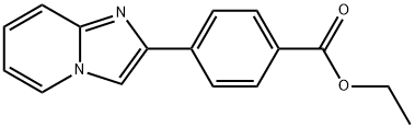 4-(イミダゾ[1,2-A]ピリジン-2-イル)安息香酸エチル 化学構造式