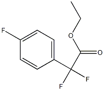 2,2-二氟-2-(4-氟苯基)乙酸乙酯, 175543-23-4, 结构式