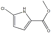 5-氯-1H-吡咯-2-羧酸甲酯, 1757-31-9, 结构式