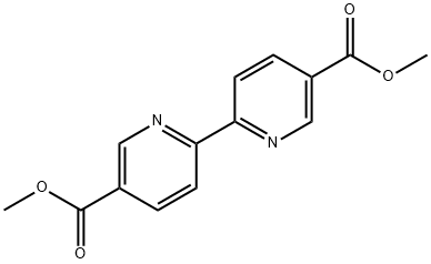 2,2'-联吡啶-5,5‘-二甲酸二甲酯 结构式